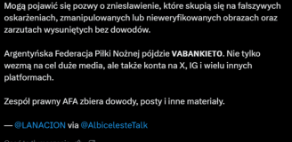 HIT! Argentyńska Federacja ma szykować POZWY za... O.o